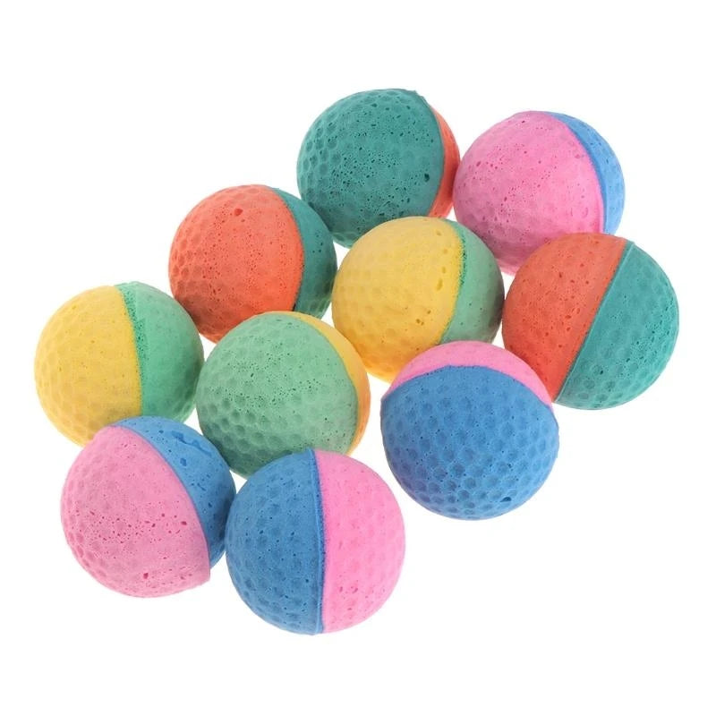 Pet Toy Latex Balls Colorful Chew For Dogs Cats Puppy Kitten