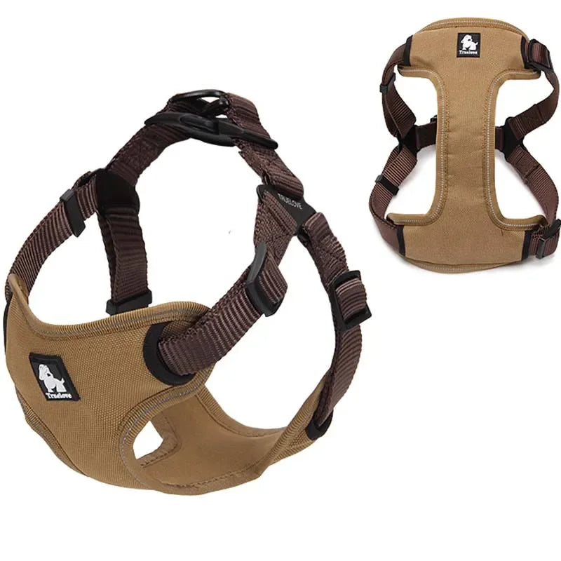 Truelove Padded Reflective Dog harness Vest Pet Step in Harness Adjustable No Pulling Pet Harnesses for Small Medium Dog TLH5951