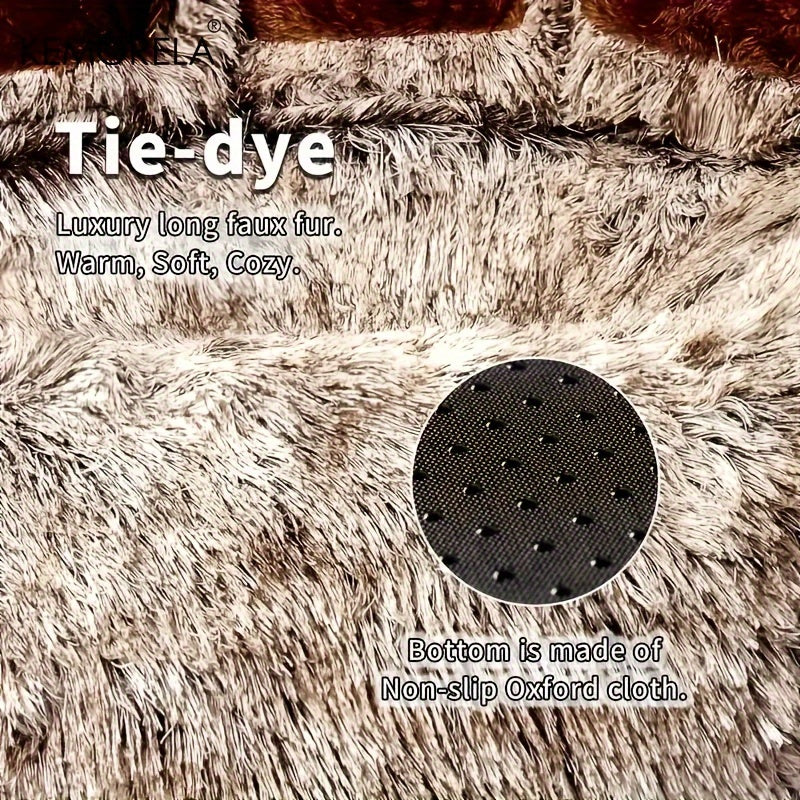 [KEMORELA Plush Pet Bed] KEMORELA Soft Bear Paw-Shaped Plush Pet Bed | Non-Slip Bottom, Polyester & Polyester Fiber Fill, Cozy Warm Cat & Dog Bed for Small Pets, Cute Animal-Themed Home Decor